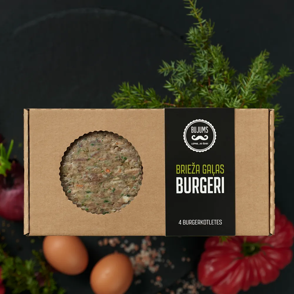 Brieža gaļas burgeru kotletes