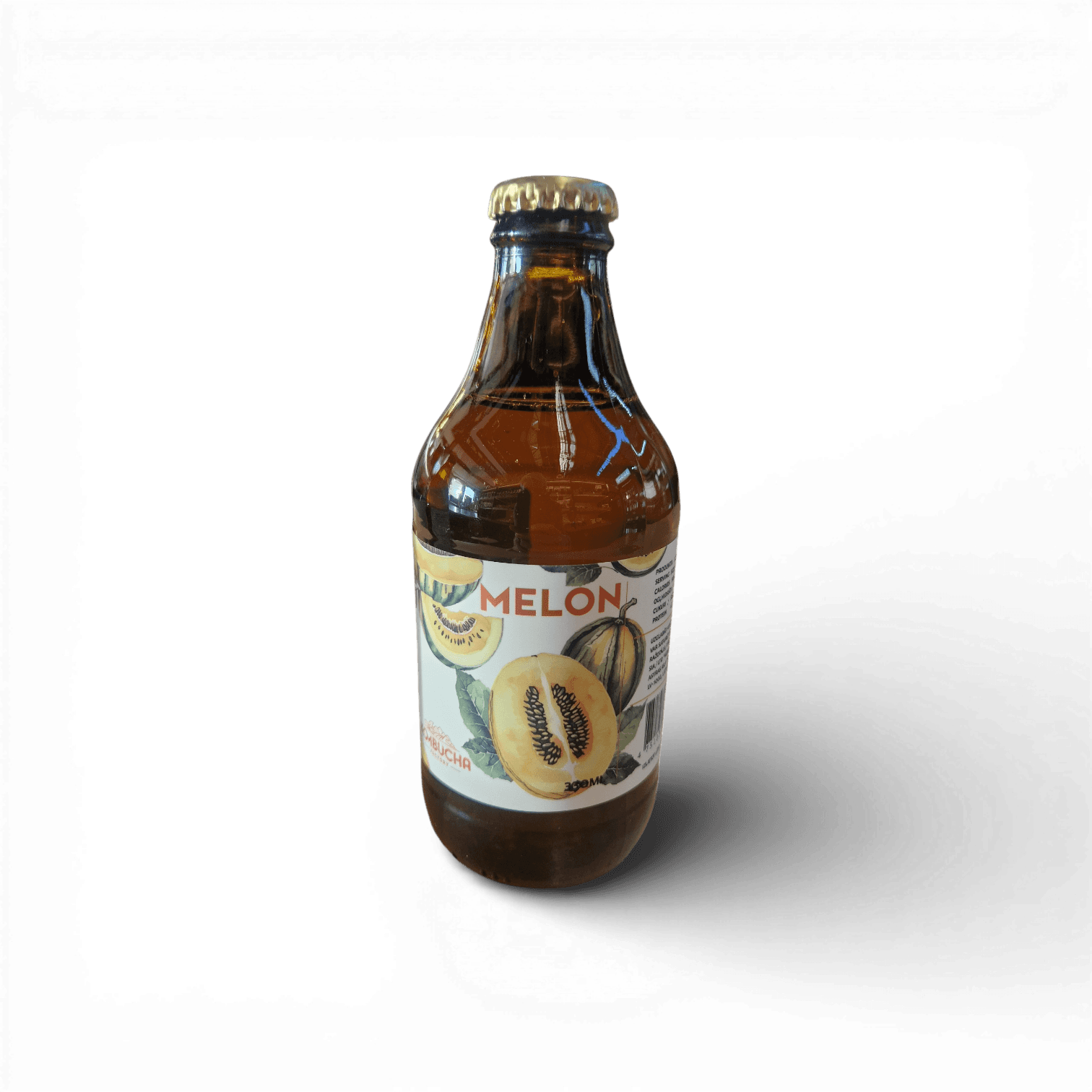Melones melnās tējas kombuča, 0.33L, Kombucha Factory