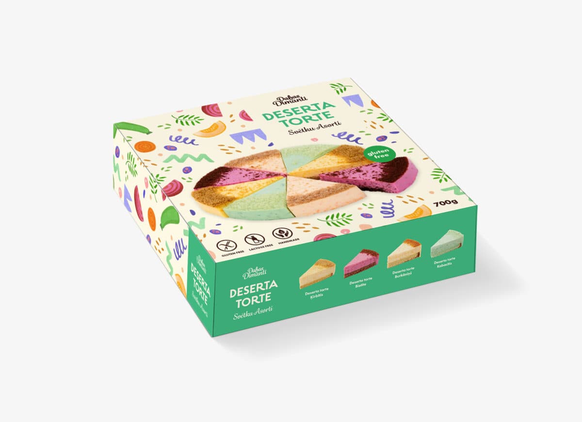 Deserta torte "Svētku assorti", 700g