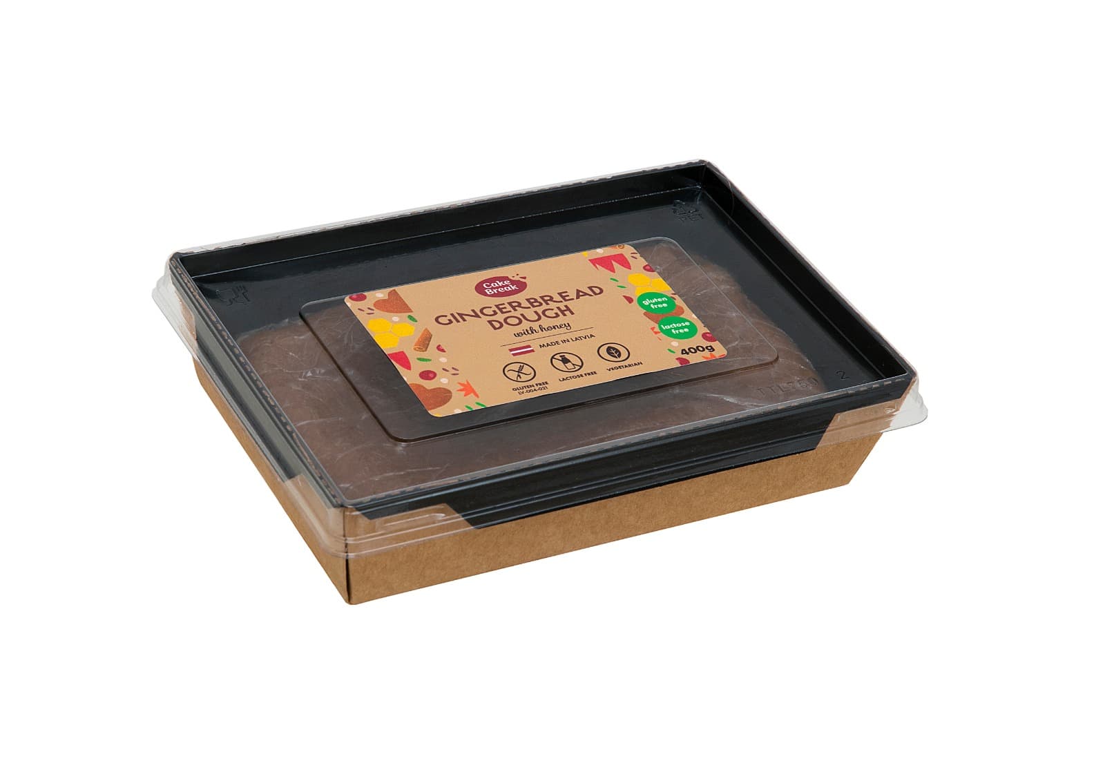 Piparkūku mīkla ar medu, bez glutēna, 400g